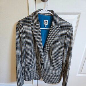 Anne Klein Herringbone Blazer